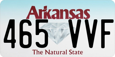AR license plate 465VVF