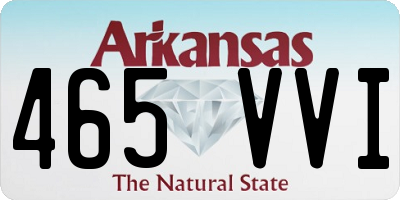 AR license plate 465VVI