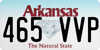 AR license plate 465VVP