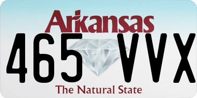 AR license plate 465VVX