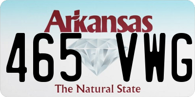AR license plate 465VWG