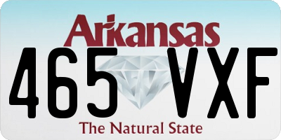 AR license plate 465VXF