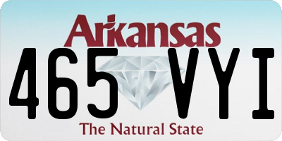AR license plate 465VYI