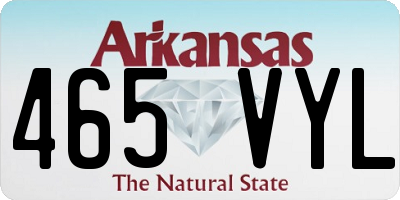 AR license plate 465VYL