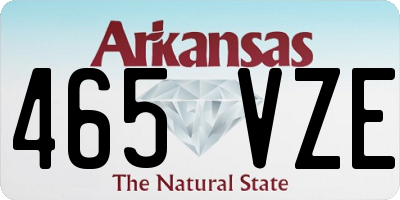 AR license plate 465VZE