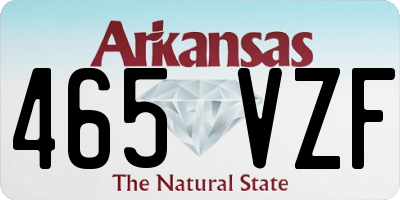 AR license plate 465VZF