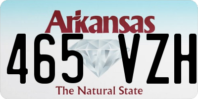 AR license plate 465VZH