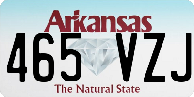 AR license plate 465VZJ