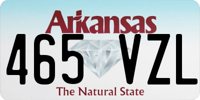 AR license plate 465VZL