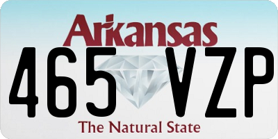 AR license plate 465VZP