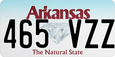 AR license plate 465VZZ