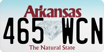 AR license plate 465WCN