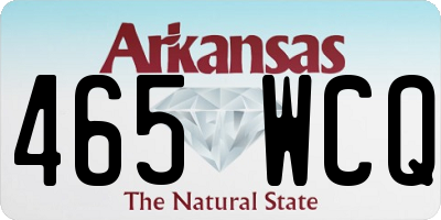 AR license plate 465WCQ