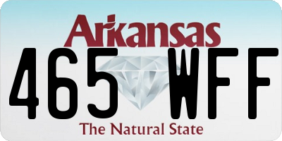AR license plate 465WFF