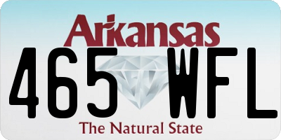 AR license plate 465WFL