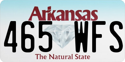 AR license plate 465WFS