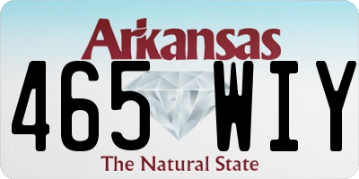 AR license plate 465WIY