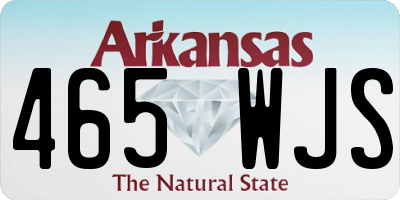 AR license plate 465WJS