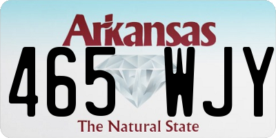 AR license plate 465WJY