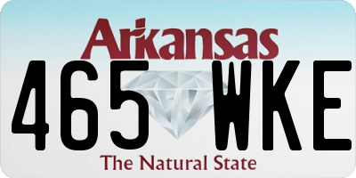 AR license plate 465WKE