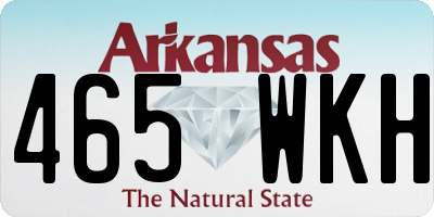 AR license plate 465WKH