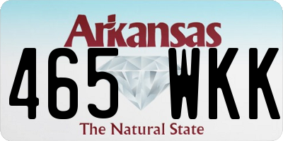 AR license plate 465WKK