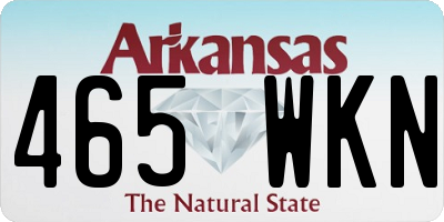 AR license plate 465WKN