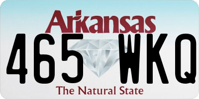 AR license plate 465WKQ