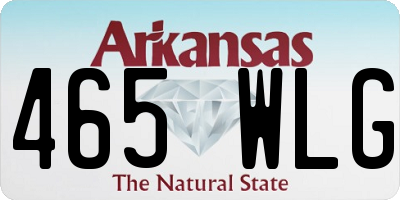AR license plate 465WLG