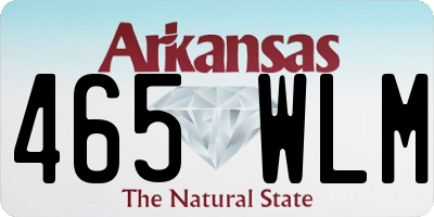 AR license plate 465WLM
