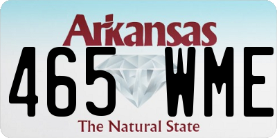 AR license plate 465WME