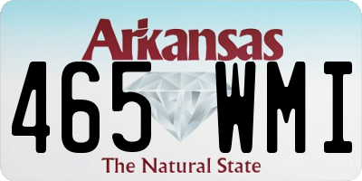AR license plate 465WMI