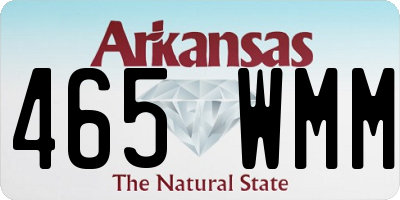 AR license plate 465WMM