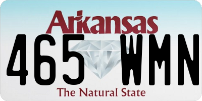 AR license plate 465WMN