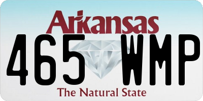 AR license plate 465WMP