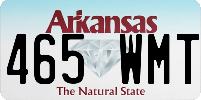 AR license plate 465WMT