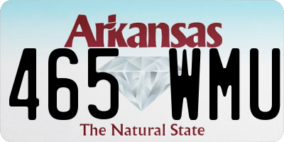 AR license plate 465WMU