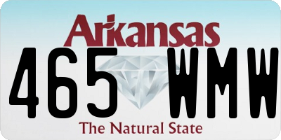 AR license plate 465WMW