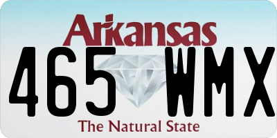 AR license plate 465WMX