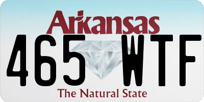 AR license plate 465WTF