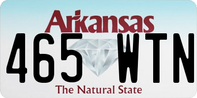 AR license plate 465WTN