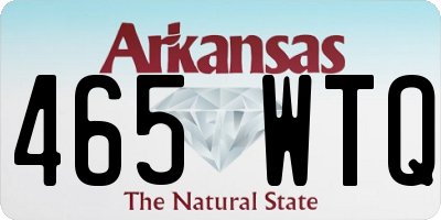AR license plate 465WTQ