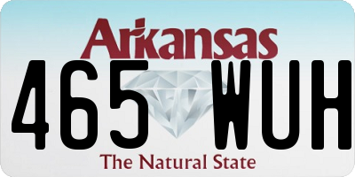 AR license plate 465WUH