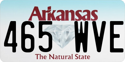 AR license plate 465WVE
