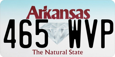 AR license plate 465WVP