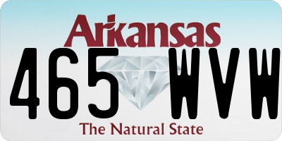 AR license plate 465WVW