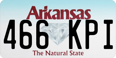 AR license plate 466KPI