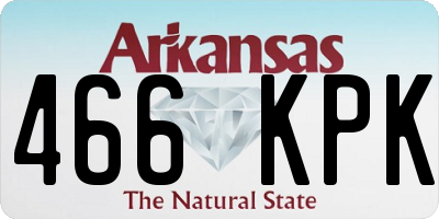 AR license plate 466KPK