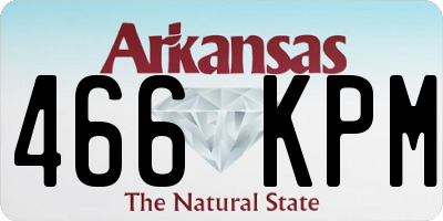 AR license plate 466KPM