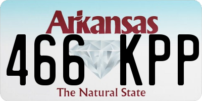 AR license plate 466KPP